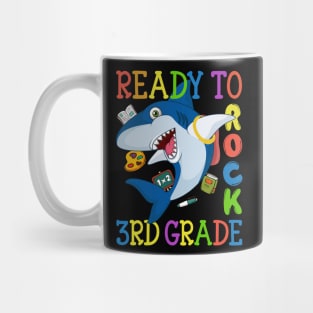 Dabbing 3rd Grade Shark Back To School Mug